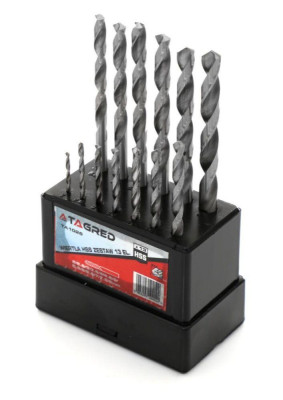 Будкрам купити Набір свердел по металу TAGRED TA1026, 13 шт Набір свердел по металу TAGRED TA1026, 13 шт 6