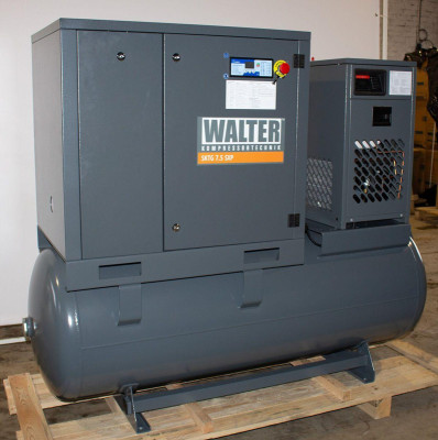 Будкрам купити Гвинтовий компресор з ремінним приводом WALTER SKTG 7,5/500 SXP COMBO Гвинтовий компресор з ремінним приводом WALTER SKTG 7,5/500 SXP COMBO 2