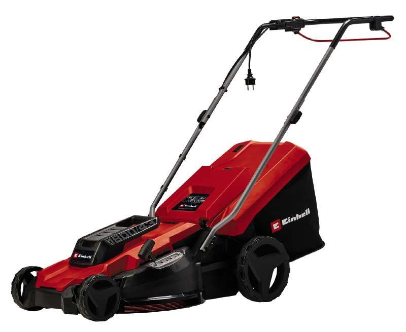 Будкрам купить Einhell Газонокосилка электрическая GC-EM 1800/43, 1800 Вт, 43 см, 50 л, 20-65 мм, до 800 м2, 12.2 кг