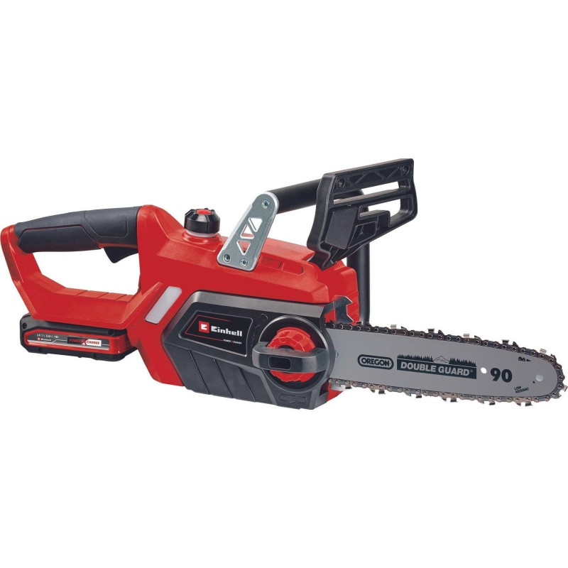 Будкрам купить Einhell Пила цепная аккумуляторная GE-LC 18/25 Li Set, PXC, 18В, шина 25см, 4.3м/с, акум. 3,0Ah и зарядное устройство, дополнительная цепь, 3.6кг