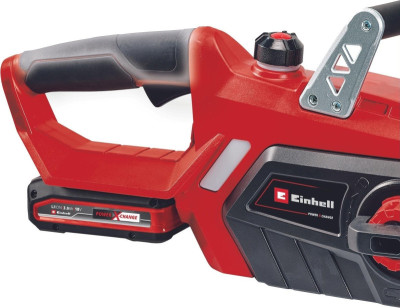 Будкрам купить Einhell Пила цепная аккумуляторная GE-LC 18/25 Li Set, PXC, 18В, шина 25см, 4.3м/с, акум. 3,0Ah и зарядное устройство, дополнительная цепь, 3.6кг Einhell Пила цепная аккумуляторная GE-LC 18/25 Li Set, PXC, 18В, шина 25см, 4.3м/с, акум. 3,0Ah и зарядное устройство, дополнительная цепь, 3.6кг 7