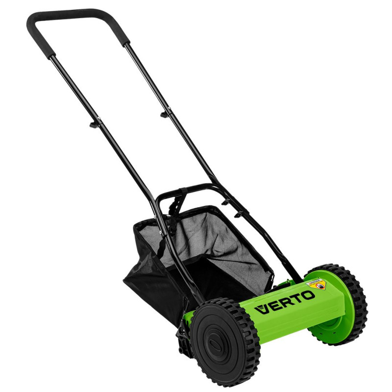 Будкрам купить Verto Газонокосилка ручная 30см 16л 12-45мм 7кг