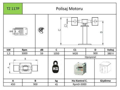 Будкрам купити Заточувальний верстат Tamis TZ11-7P Заточувальний верстат Tamis TZ11-7P 3