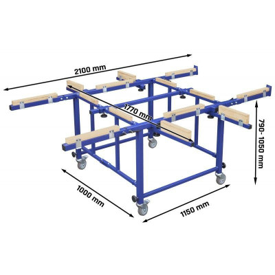 Будкрам купити Мобільний робочий стіл CORMAK ST2118 Мобільний робочий стіл CORMAK ST2118 4
