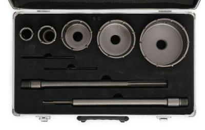 Будкрам купить Набор кольцевых коронок для бетона SDS Plus и SDS Max TAGRED TA1511 Набор кольцевых коронок для бетона SDS Plus и SDS Max TAGRED TA1511 6