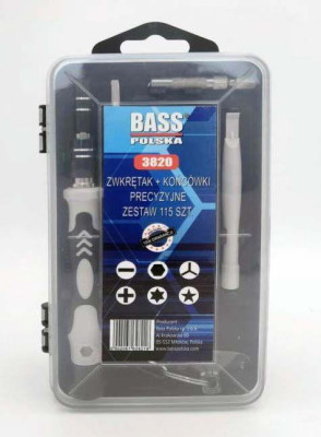 Будкрам купити Набір викруток, наконечників 115 шт Bass Polska BP-3820