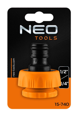 Будкрам купить Neo Tools Коннектор для крана 1/2", 3/4", с внутренней резьбой Neo Tools Коннектор для крана 1/2", 3/4", с внутренней резьбой 11