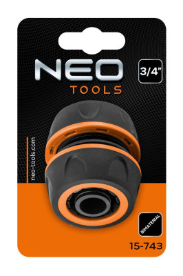 Будкрам купить Neo Tools Муфта ремонтная для шланга 3/4", двухкомпонентный Neo Tools Муфта ремонтная для шланга 3/4", двухкомпонентный 5