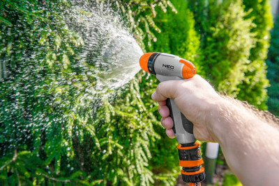Будкрам купить Neo Tools Ороситель ручной, пистолетный, 3 функции, блокировка Neo Tools Ороситель ручной, пистолетный, 3 функции, блокировка 2