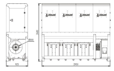 Будкрам купить Аспирация Unalsan UNS 284 KTK 6500 м³/час Аспирация Unalsan UNS 284 KTK 6500 м³/час 2