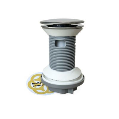 Будкрам купить Донный клапан для раковины FELIX 1-1/4"с переливом и системой CLICK-CLACK Sanpreis