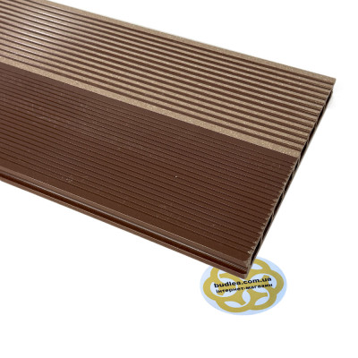 Будкрам купить Террасная доска EGE 140x25 мм, пустотелая, венге Sanpreis Террасная доска EGE 140x25 мм, пустотелая, венге Sanpreis 4