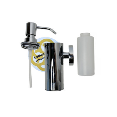 Будкрам купити Дозатор для рідкого мила Tonda 200 мл, настінний, нержавіюча сталь Mesa Дозатор для рідкого мила Tonda 200 мл, настінний, нержавіюча сталь Mesa 2