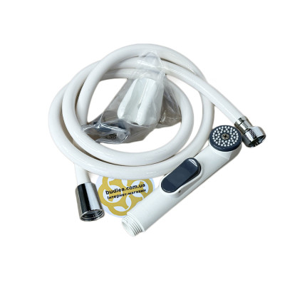 Будкрам купити Гігієнічний душ Qualis 1/2", пластик, ПВХ шланг, білий Sanpreis Гігієнічний душ Qualis 1/2", пластик, ПВХ шланг, білий Sanpreis 4