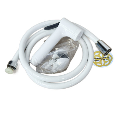 Будкрам купить Гигиенический душ Refectio 1/2", пластик, ПВХ шланг, белый Sanpreis