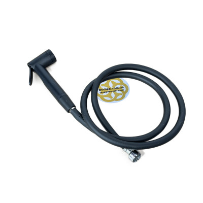 Будкрам купить Гигиенический душ Somnium 1/2", пластик, ПВХ шланг, черный Sanpreis