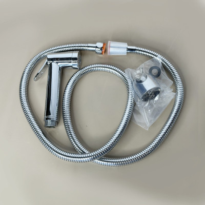 Будкрам купить Гигиенический душ Somnium 1/2", пластик, шланг нержавеющая сталь, хром Sanpreis Гигиенический душ Somnium 1/2", пластик, шланг нержавеющая сталь, хром Sanpreis 2