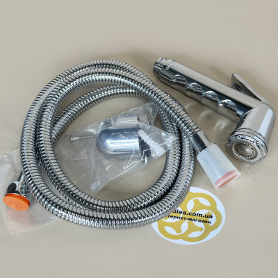 Будкрам купити Гігієнічний душ Felix 1/2", пластик, шланг нержавіюча сталь, хром Sanpreis Гігієнічний душ Felix 1/2", пластик, шланг нержавіюча сталь, хром Sanpreis 2