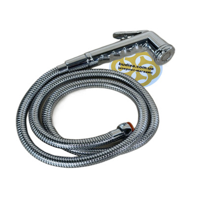 Будкрам купить Гигиенический душ Felix 1/2", пластик, шланг нержавеющая сталь, хром Sanpreis