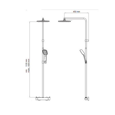 Будкрам купить Душевая система с термостатом Devon Rounde Sanpreis Душевая система с термостатом Devon Rounde Sanpreis 2