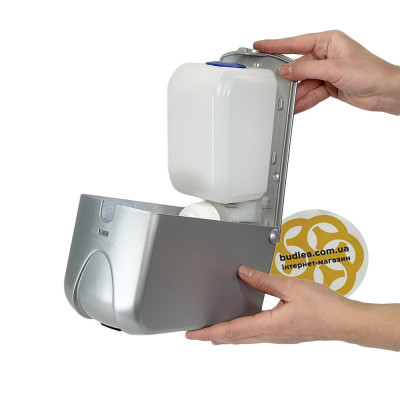 Будкрам купити Дозатор для рідкого мила-піни 1Л, пластик, сірий Afacan Plastik Дозатор для рідкого мила-піни 1Л, пластик, сірий Afacan Plastik 3