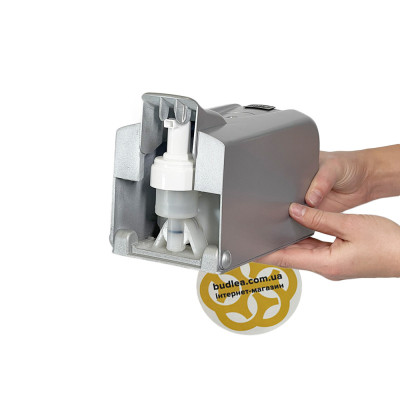 Будкрам купити Дозатор для рідкого мила-піни 1Л, пластик, сірий Afacan Plastik Дозатор для рідкого мила-піни 1Л, пластик, сірий Afacan Plastik 2