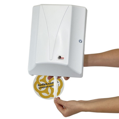 Будкрам купить Диспенсер для рулонных бумажных полотенец, пластик, белый Afacan Plastik Диспенсер для рулонных бумажных полотенец, пластик, белый Afacan Plastik 4