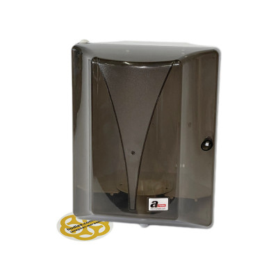 Будкрам купить Диспенсер для рулонных  бумажных полотенец, пластик, прозрачный дымчатый Afacan Plastik