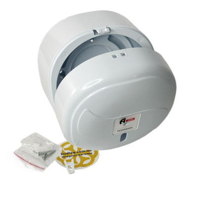 Будкрам купить Диспенсер для туалетной бумаги MINIс боковым вытяжением, белый Afacan Plastik Диспенсер для туалетной бумаги MINIс боковым вытяжением, белый Afacan Plastik 4