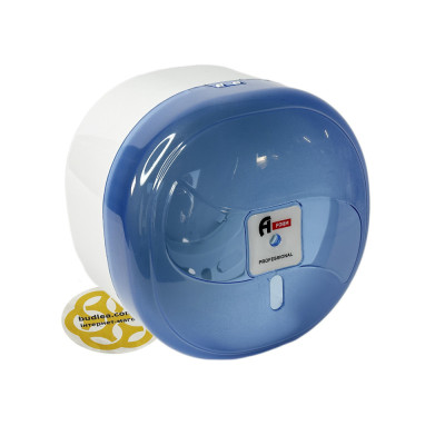 Будкрам купить Диспенсер для туалетной бумаги MINIс боковым вытяжением, голубой прозрачный Afacan Plastik Диспенсер для туалетной бумаги MINIс боковым вытяжением, голубой прозрачный Afacan Plastik 4