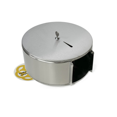 Будкрам купить Диспенсер для туалетной бумаги круглый D28,с нижним вытяжением, нержавеющая сталь, хром Sanpreis Диспенсер для туалетной бумаги круглый D28,с нижним вытяжением, нержавеющая сталь, хром Sanpreis 2