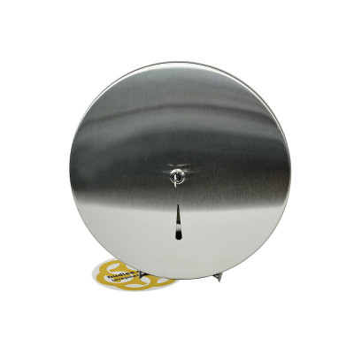 Будкрам купить Диспенсер для туалетной бумаги круглый D28,с нижним вытяжением, нержавеющая сталь, хром Sanpreis Диспенсер для туалетной бумаги круглый D28,с нижним вытяжением, нержавеющая сталь, хром Sanpreis 3