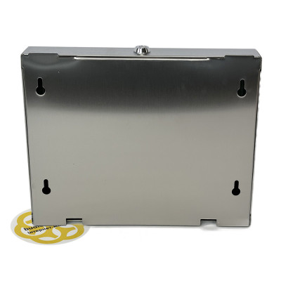 Будкрам купить Диспенсер для бумажных полотенец 200 шт, навесной, 21x10x26 см, нержавеющая сталь Sanpreis Диспенсер для бумажных полотенец 200 шт, навесной, 21x10x26 см, нержавеющая сталь Sanpreis 5