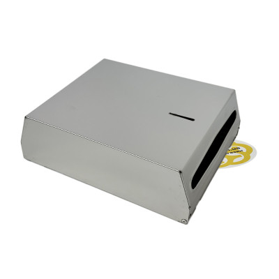 Будкрам купить Диспенсер для бумажных полотенец 400 шт, навесной, 26x10x33см, нержавеющая сталь Sanpreis Диспенсер для бумажных полотенец 400 шт, навесной, 26x10x33см, нержавеющая сталь Sanpreis 3