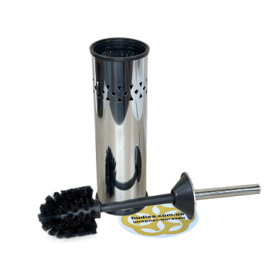 Будкрам купити Єршик для унітазу SMALL з перфорацією, нержавіюча сталь Sanpreis Єршик для унітазу SMALL з перфорацією, нержавіюча сталь Sanpreis 2