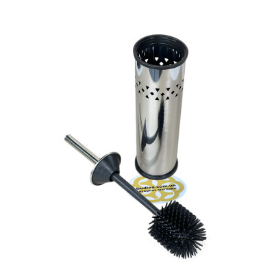 Будкрам купить Ершик для унитаза SMALL с перфорацией, силиконовый, нержавеющая сталь Sanpreis