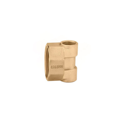 Будкрам купить Фитинг тройник коллекторный Ø1/2"х1"х1/2"  Caleffi, латунь Sanpreis