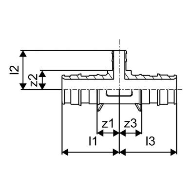 Будкрам купить Тройник редукционный латунный Uponor Minitec Q&E 20х9.9х20 Uponor Тройник редукционный латунный Uponor Minitec Q&E 20х9.9х20 Uponor 2
