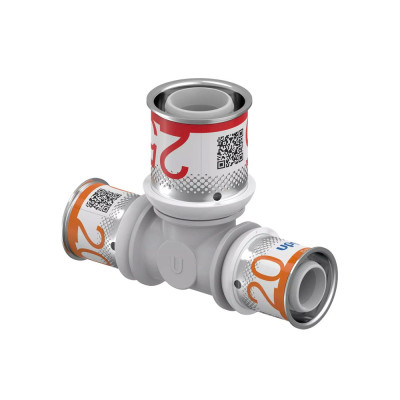 Будкрам купить Пресс-фитинг тройник редукционный PPSU Ø20х25х20 Uponor MLC Uponor