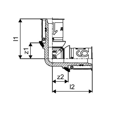 Будкрам купить Пресс-фитинг уголок 90º PPSU Ø16х16 Uponor S-Press PLUS Uponor Пресс-фитинг уголок 90º PPSU Ø16х16 Uponor S-Press PLUS Uponor 2
