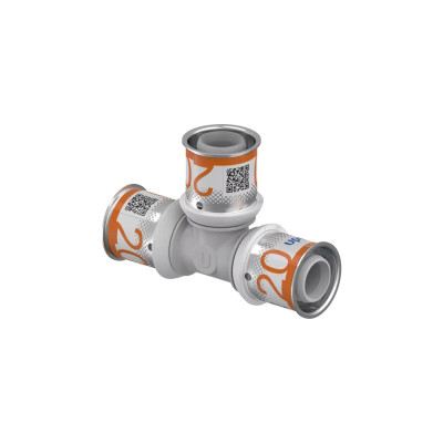 Будкрам купить Пресс-тройник равнопроходный PPSU Ø20х20х20 Uponor S-Press PLUS Uponor