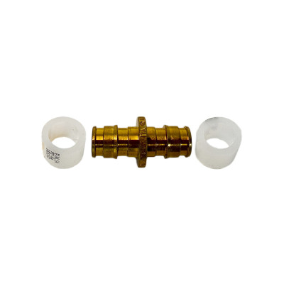 Будкрам купить Муфта латунная Uponor Q&E  DR 14-14 с кольцами PE-X Uponor Муфта латунная Uponor Q&E  DR 14-14 с кольцами PE-X Uponor 5