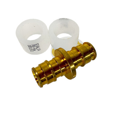 Будкрам купить Муфта латунная Uponor Q&E  DR 14-14 с кольцами PE-X Uponor