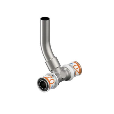 Будкрам купить Тройник с хромированной трубкой Uponor S-Press PLUS 20-15CU-20 l=350 mm Uponor