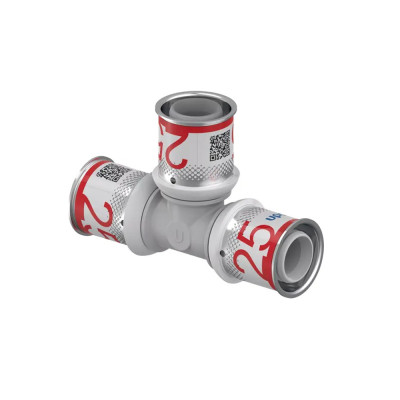 Будкрам купить Пресс-тройник равнопроходный PPSU Ø25х25х25 Uponor S-Press PLUS Uponor