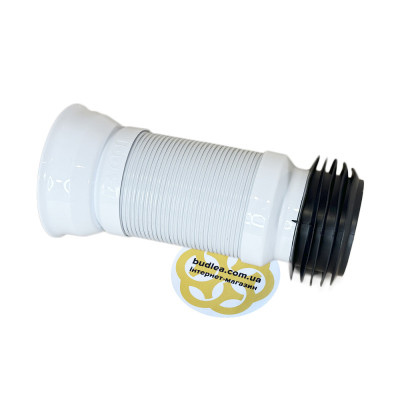 Будкрам купить Соединение для унитаза гофрированное Ø100х500 мм Sanpreis Соединение для унитаза гофрированное Ø100х500 мм Sanpreis 4