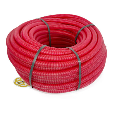 Будкрам купить Гофра  28/23 для трубы  Ø18х2/20х2,25 красный, бухта 50 м Uponor