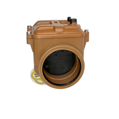 Будкрам купить Обратный клапан ​Ø110 мм закрытый для канализации,  пластик Sanpreis Обратный клапан ​Ø110 мм закрытый для канализации,  пластик Sanpreis 2