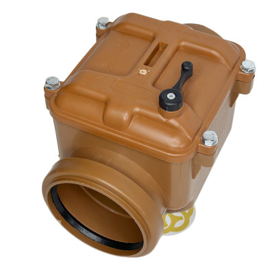 Будкрам купить Обратный клапан ​Ø110 мм закрытый для канализации,  пластик Sanpreis Обратный клапан ​Ø110 мм закрытый для канализации,  пластик Sanpreis 6