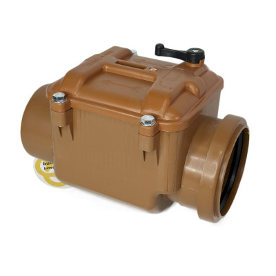 Будкрам купить Обратный клапан ​Ø110 мм закрытый для канализации,  пластик Sanpreis